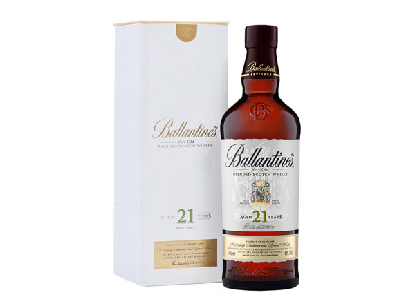 达州百龄坛威士忌回收百龄坛21年苏格兰威士忌40°Ballantine's进口洋酒700ml