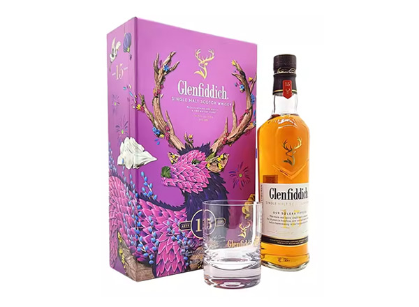 达州收购格兰菲迪15年威士忌福鹿礼盒装Glenfiddich苏格兰威士忌700ml上门回收