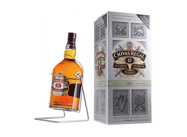 达州芝华士12年威士忌回收4500ml 9斤装4.5L进口Chivas Regal洋酒礼盒