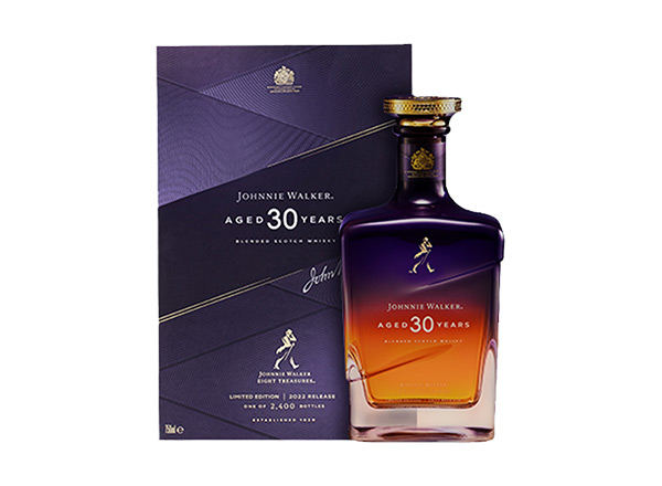 达州Johnnie Walker尊尼获加30年回收尊尼获加威士忌紫金臻选750ml礼盒装洋酒收购约翰走路中国限量版
