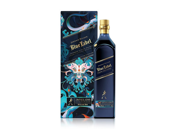 达州尊尼获加蓝牌威士忌回收Johnnie Walker蟠龙献瑞龙年特别版约翰走路750ml春节限量版