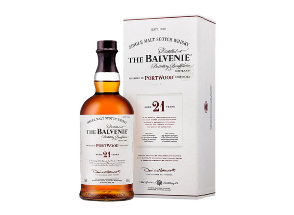 达州回收百富威士忌21年波特桶陈酿The Balvenie Portwood Single百富洋酒收购