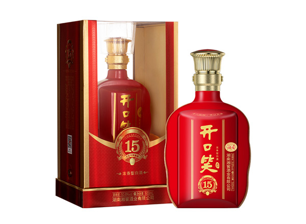 达州湘窖开口笑15陈酿16回收开口笑酒十五年陈酿酒开口笑15大喜版上门收购价格高
