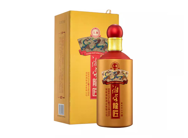 达州回收湘窖龍匠人和酱香型白酒53度500ml礼盒湘窖酒龙匠人和收购
