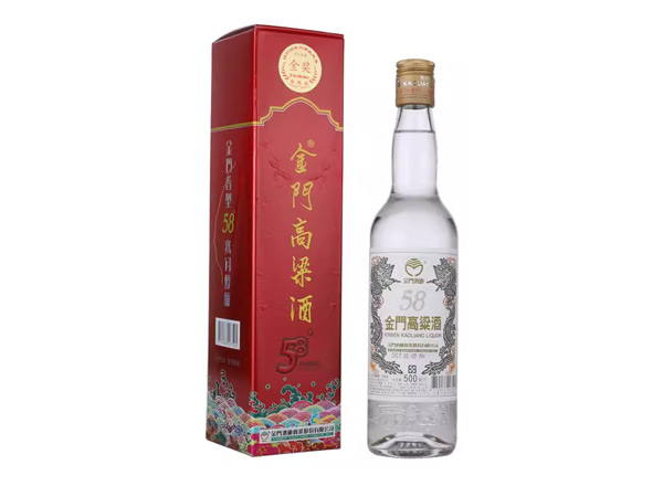 达州上门收购金门高粱酒白金龙老酒回收金酒58度500ml