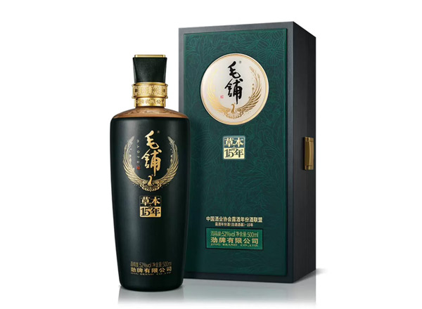 达州劲牌毛铺草本15年回收毛铺酒草本年份酒52度