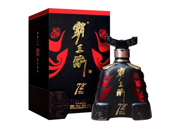 达州回收石花霸王醉酒72° 白酒礼盒